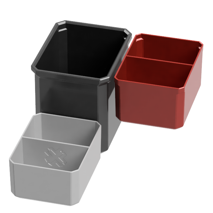 MPO 2 Drawer Bins