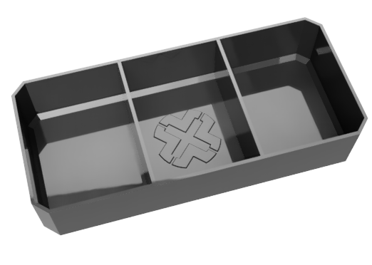 Bottom Nesting Dividers - Long Bin