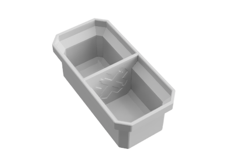 Low Profile Organizer - Middle Row Bins