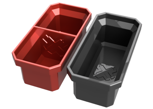 Low Profile Organizer - Middle Row Bins