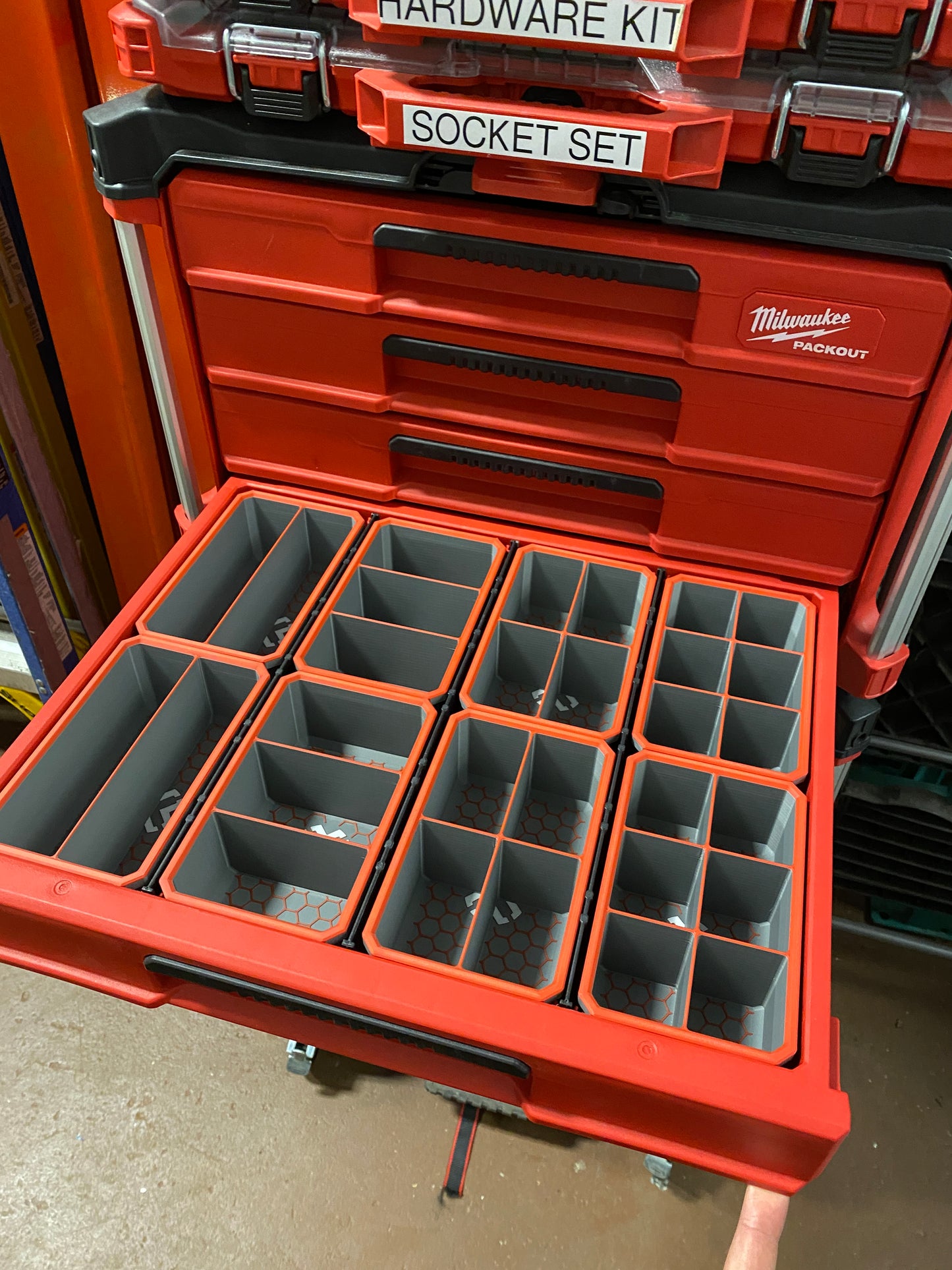 Milwaukee Packout - 4 Drawer Bins *Chimera Edition*